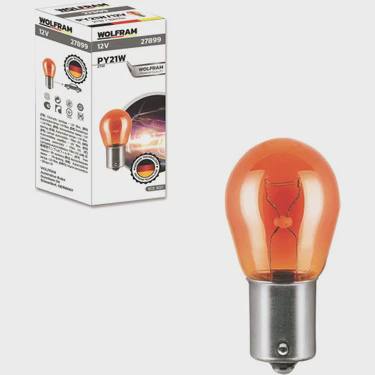 Lampa Sari Tek Kantakt Duz (Py21W 12V/21W Ba15S) — Қосалқы бөлшектер және аксессуарлар