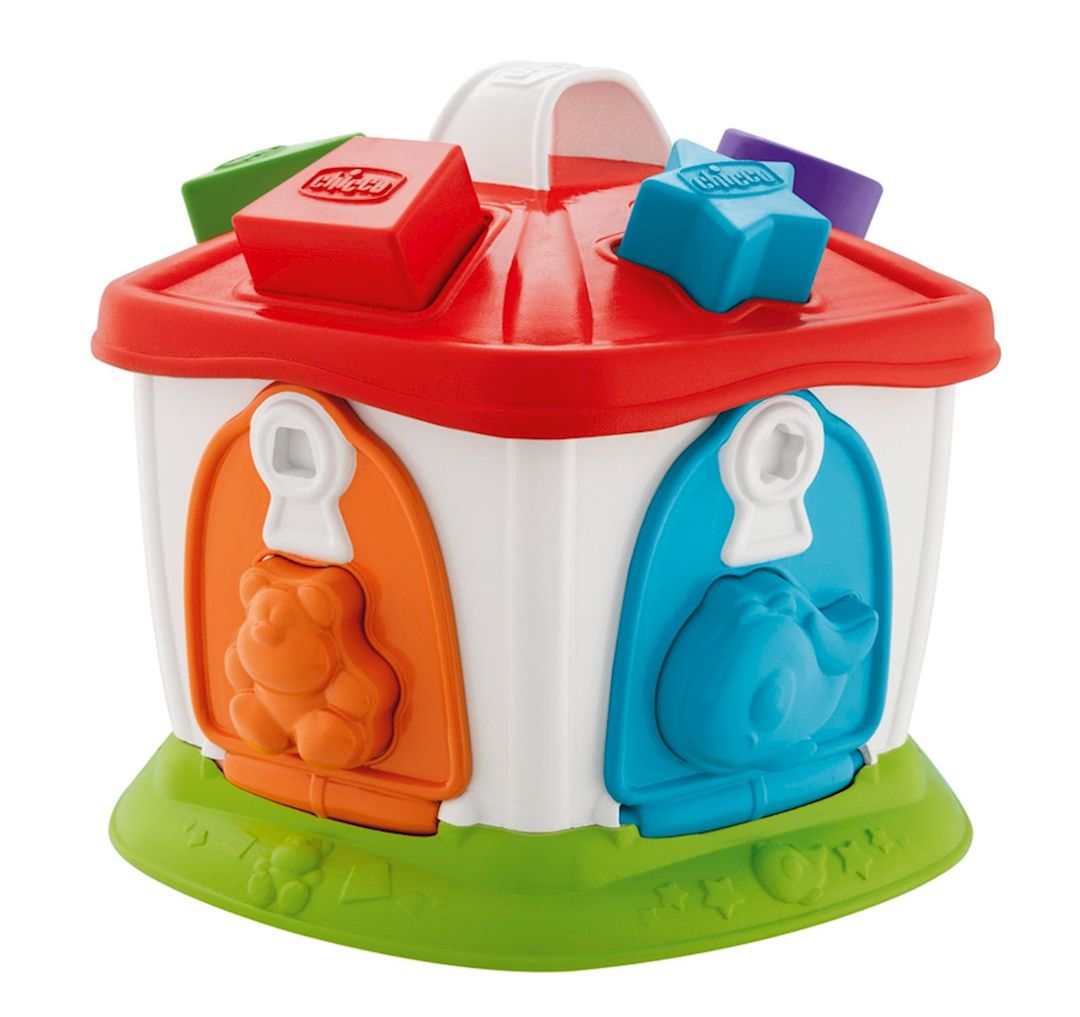 Oyuncaq-sorter Chicco Animal Cottage 2-si 1 də, plastik, rəngbərəng — Mallar, Bakı (3)