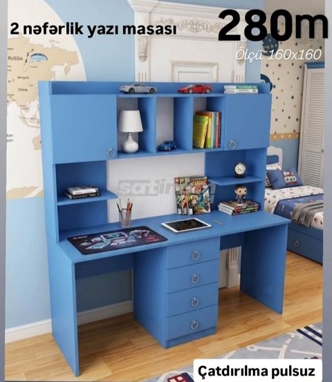2nəfərlik yazı masası — Bakı
