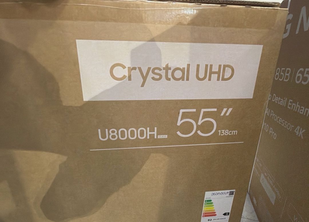 Samsung Televizor 55" Crystal — Televizorlar, Bakı (2)