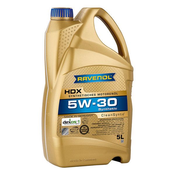 Mator Yagi Ravenol Hdx Dexos-1 5W-30 5L — Ehtiyat hissələri, Bakı