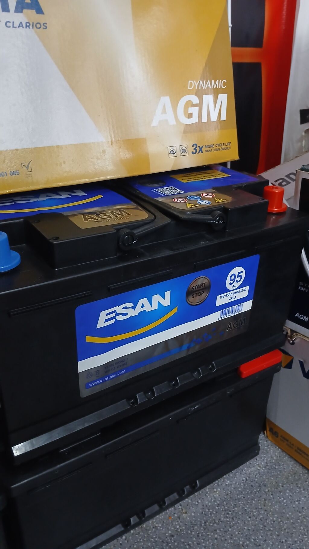 Esan AGM avtomobil akkumulyatoru - Texnologiya: AGM (Absorbent Glass — Akkumulyatorlar, Bakı
