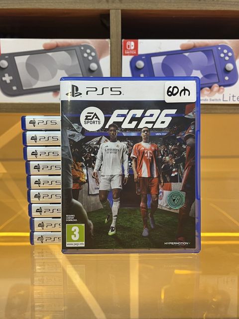 EA FC26-PS5 diski Oyun diski tam işlək vəziyyətdədir, heç bir cızığı — Bakı