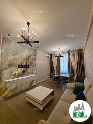 Satılır 3 otaqlı 120 m² yeni tikili Elmlər Akademiyası m — Mənzil (3)