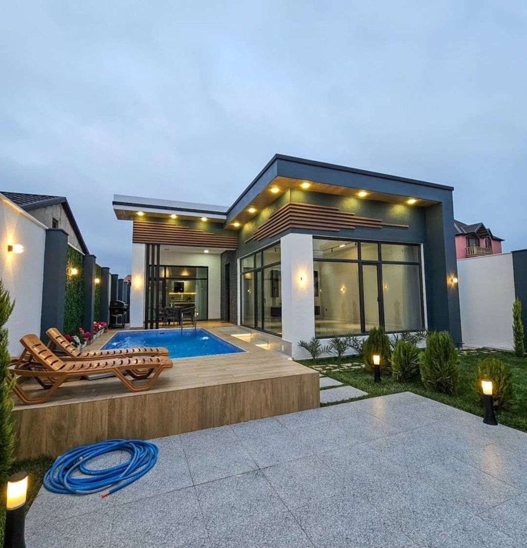 İcarəyə verilir 4 otaqlı həyət evi/bağ evi 170 m² — Ev, villa, Bakı (2)