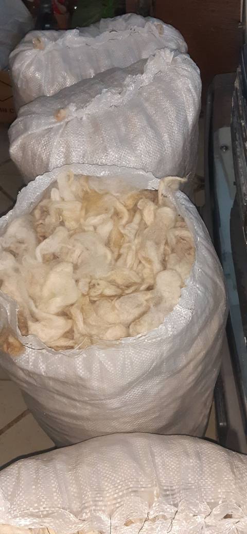 Yuyulmuş yun cəmi 13.5 kg 1kg ın qiyməti 4 manat İstifadə sahələri — Bakı