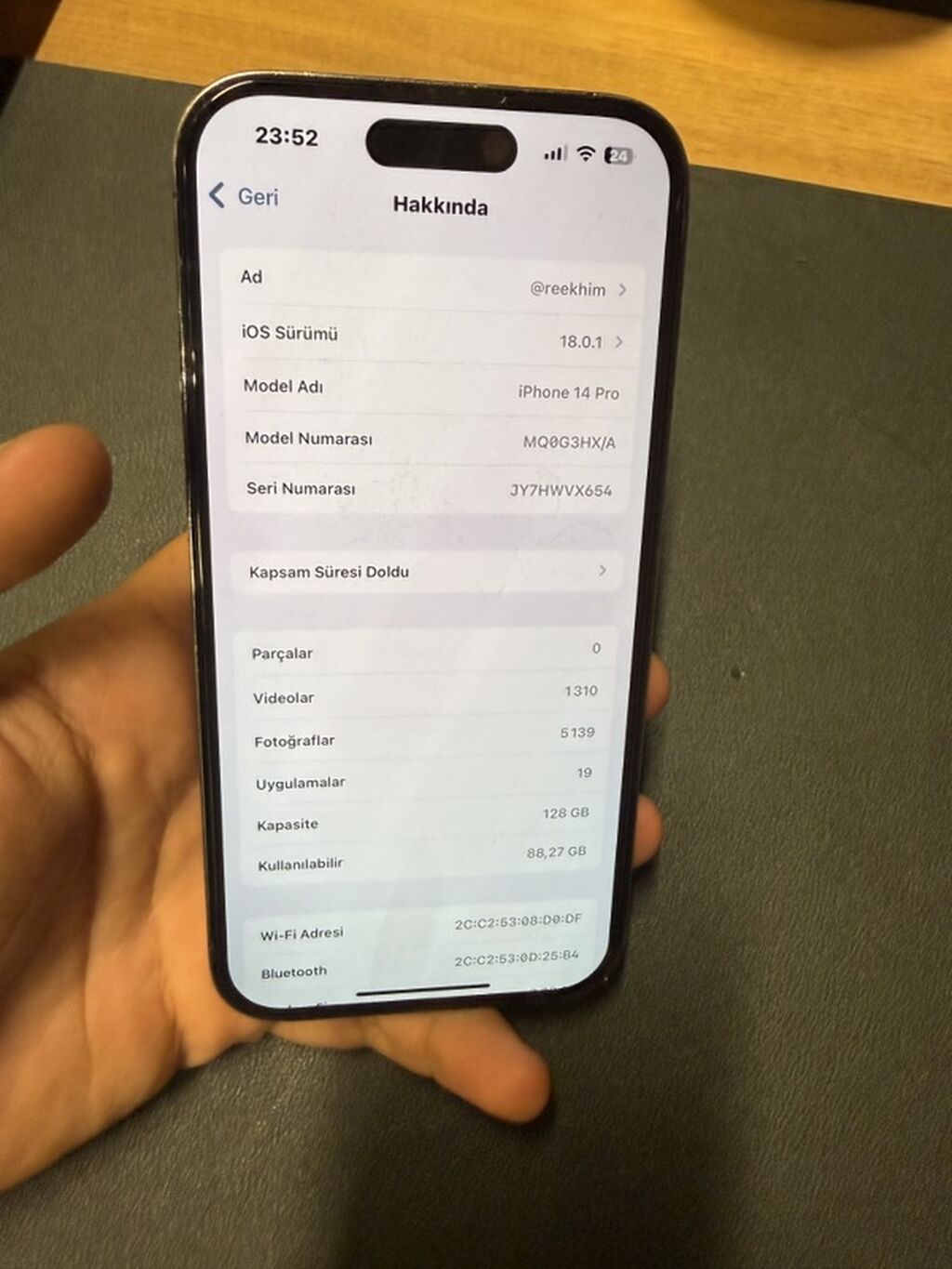 IPhone 14 Pro, Deep Purple, Face ID — Apple iPhone, Digah (5)