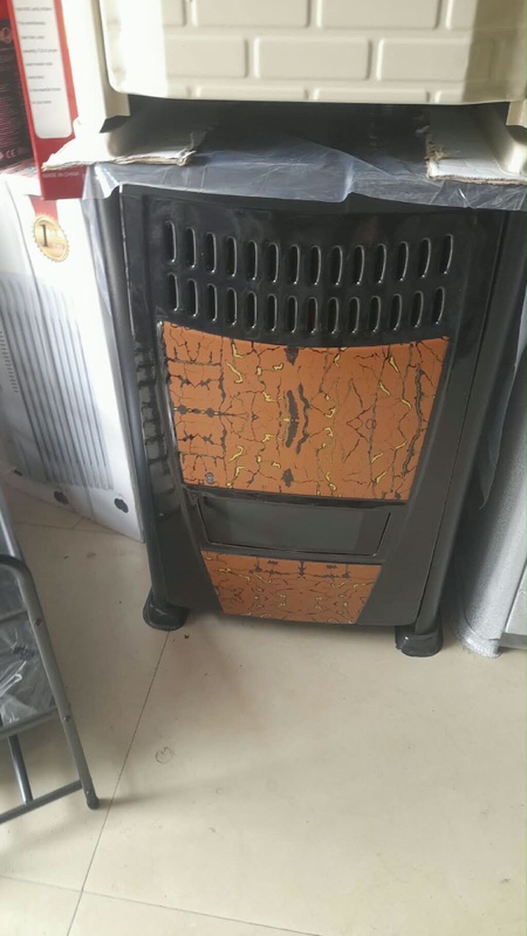Qaz sobası – dekorativ ön şüşəli, klassik dizayn 50kv - Brend — Kaminlər, Digah (4)