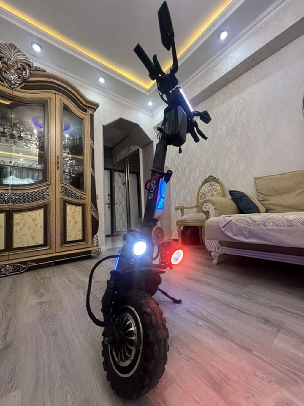 Toba St777 iki matorlu elektrikli skuter maksimal suret 89km -mesafe — Skuterlər, Bakı (4)