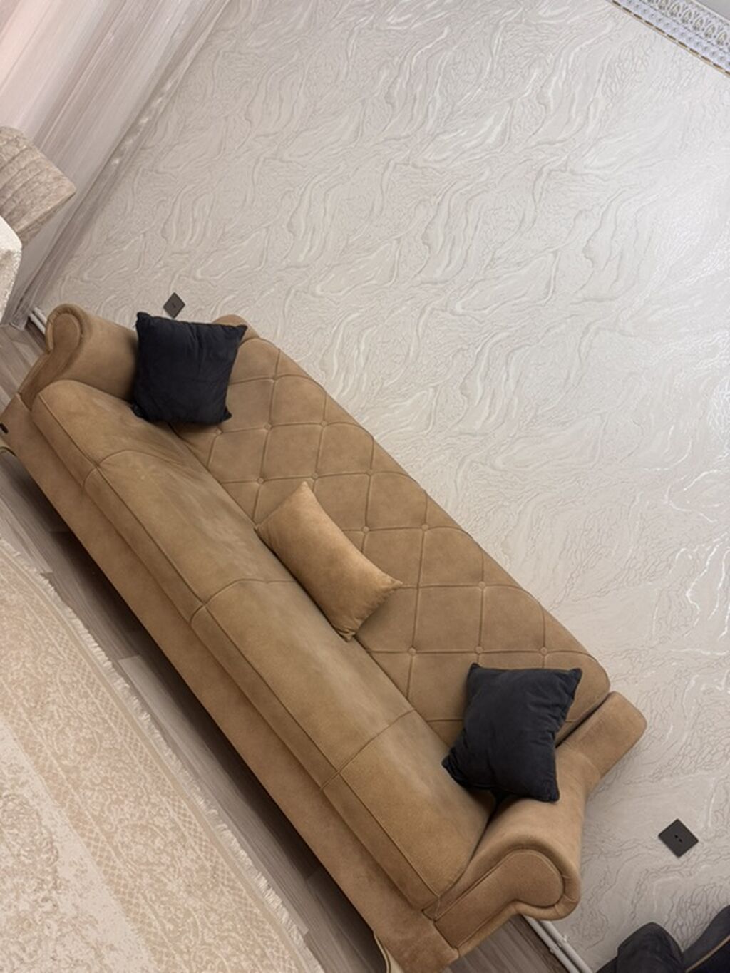 1 divan 2 kreslo .divan bazalidi yeni kimidir qiymət 300 azn real — Yumşaq mobilya dəstləri, Digah (2)