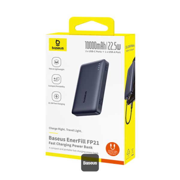 Baseus EnerFill FP21 Power Bank Cosmic Black — Powerbank-lər, Bakı (4)