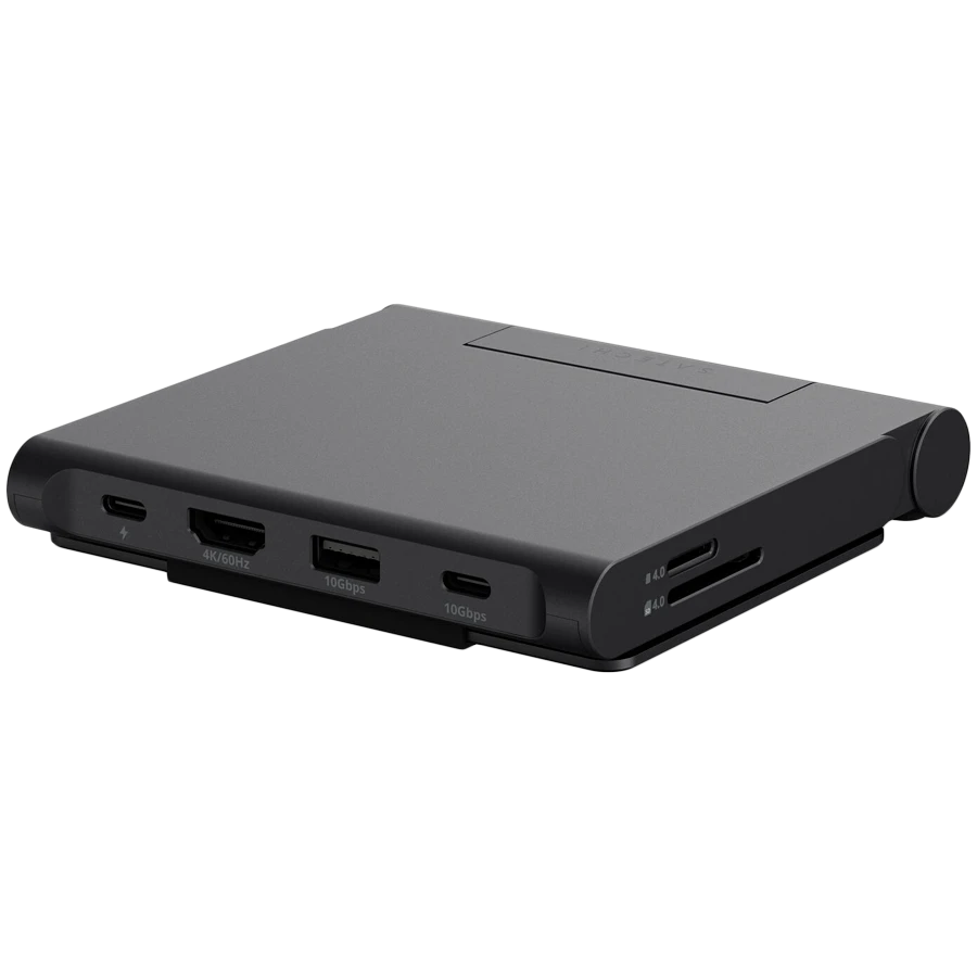 Altlıq Satechı OntheGo, qatlanan, hab ilə iPad/iPhone üçün, Space Black — Şarj cihazları, Bakı (5)