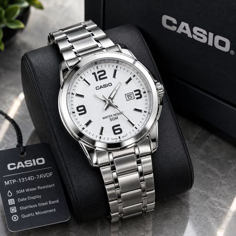 Başlıq: Casio kişi qol saatı – Gümüşü, klassik dizayn Zövqlü və — 159 ₼ · Xırdalan · Qol saatları Başlıq: Casio kişi qol saatı – Gümüşü, klassik dizayn Zövqlü və — Xırdalan
