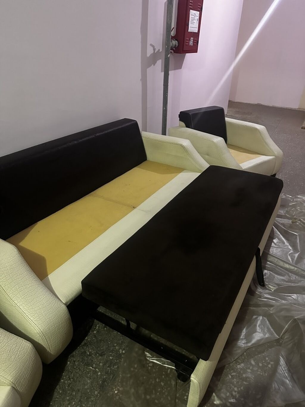 İşlənmiş, Divan, 2 kreslo, Divan, Açılan — Yumşaq mobilya dəstləri, Mehdiabad (5)