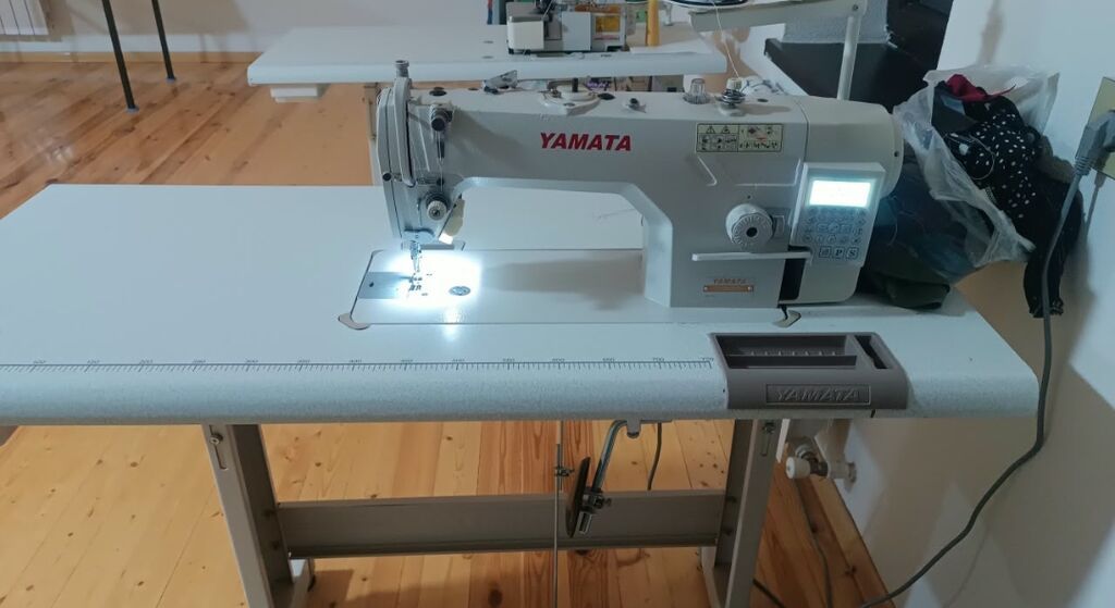Yamata sənaye tikiş maşını – stol və servo motor ilə komplekt — Tikiş və işəmə maşınları, Masazır