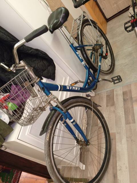 Şəhər/komfort tipli velosiped – Start 350 - Rəng: mavi, polad — 110 ₼ · Bakı · Yol velosipedləri Şəhər/komfort tipli velosiped – Start 350 - Rəng: mavi, polad — Bakı