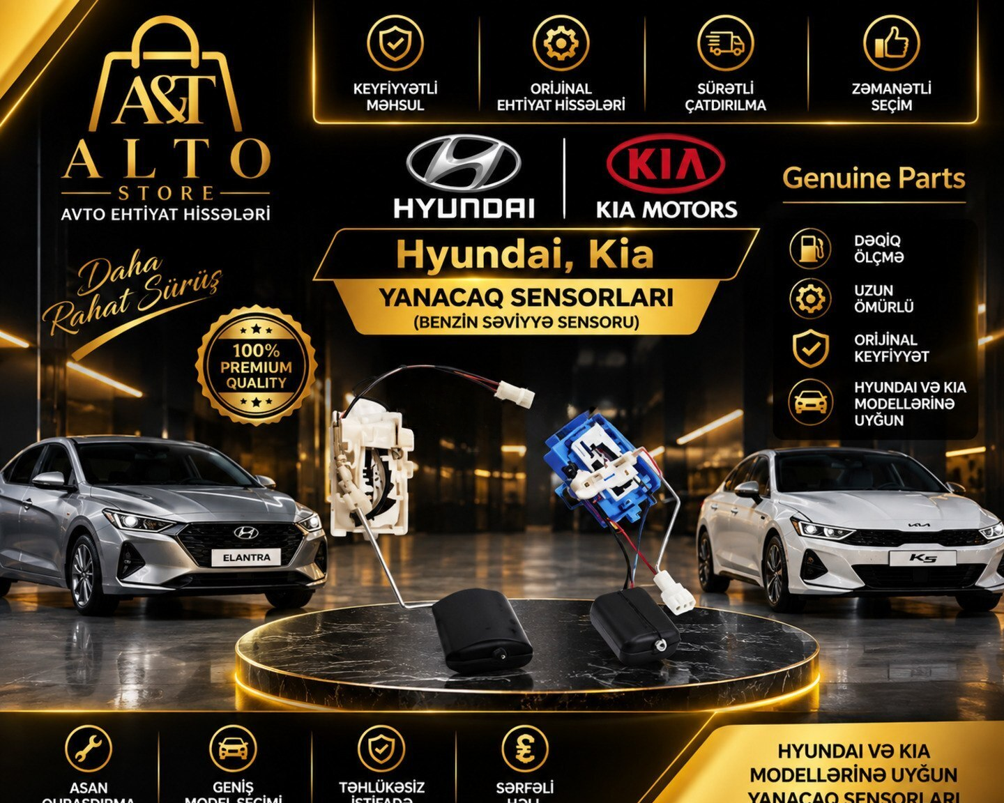 Yanacaq səviyyə sensoru Hyundai və Kia üçün — Bakı