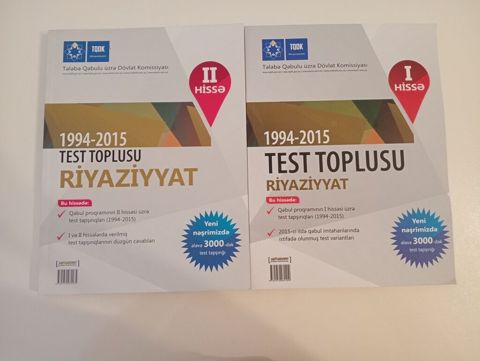 Riyaziyyat Testlər 11-ci sinif, DİM, 2-ci hissə, 2015 il — 5 ₼ · Bakı · Kitablar Riyaziyyat Testlər 11-ci sinif, DİM, 2-ci hissə, 2015 il — Bakı