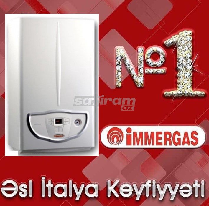 Kombi İmmergas Mini Eolo 24 kw — Ev texnikası, Bakı (5)