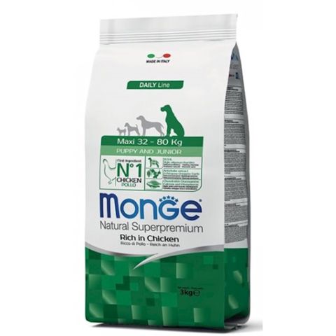 Quru yem Monge Maxi Puppy & Junior Rich in Chicken böyük və çox böyük cinsli küçüklər üçün toyuq və düyü dadı ilə 15 kq — 155 ₼ · Bakı · Mallar Quru yem Monge Maxi Puppy & Junior Rich in Chicken böyük və çox böyük cinsli küçüklər üçün toyuq və düyü dadı ilə 15 kq — Bakı