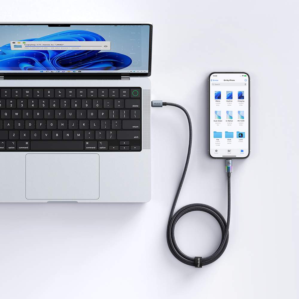 Mcdodo CA-8190 36W Usb-c to Lightning Kabel - Black — Şarj cihazları, Bakı (3)