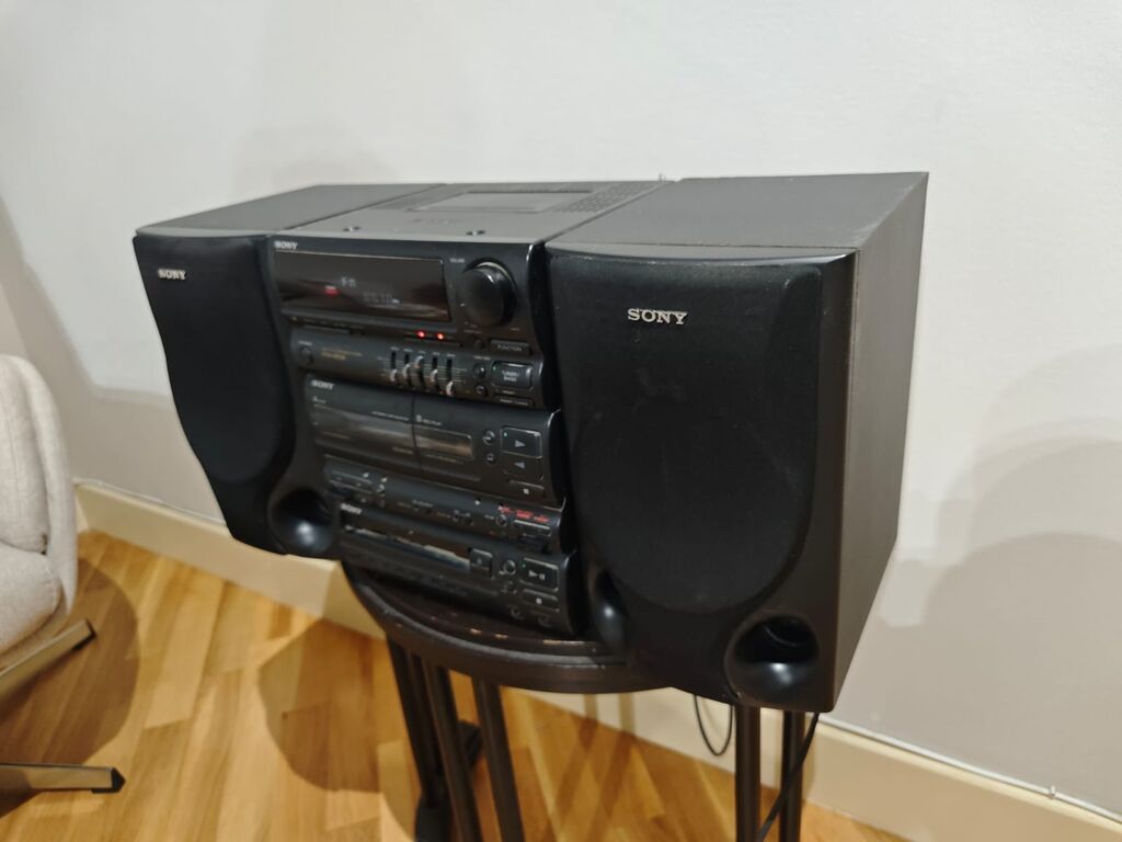 Sony mini Hi‑Fi musiqi mərkəzi – iki akustik səs kolonkasından ibarət — Akustik sistemlər, Bakı (4)