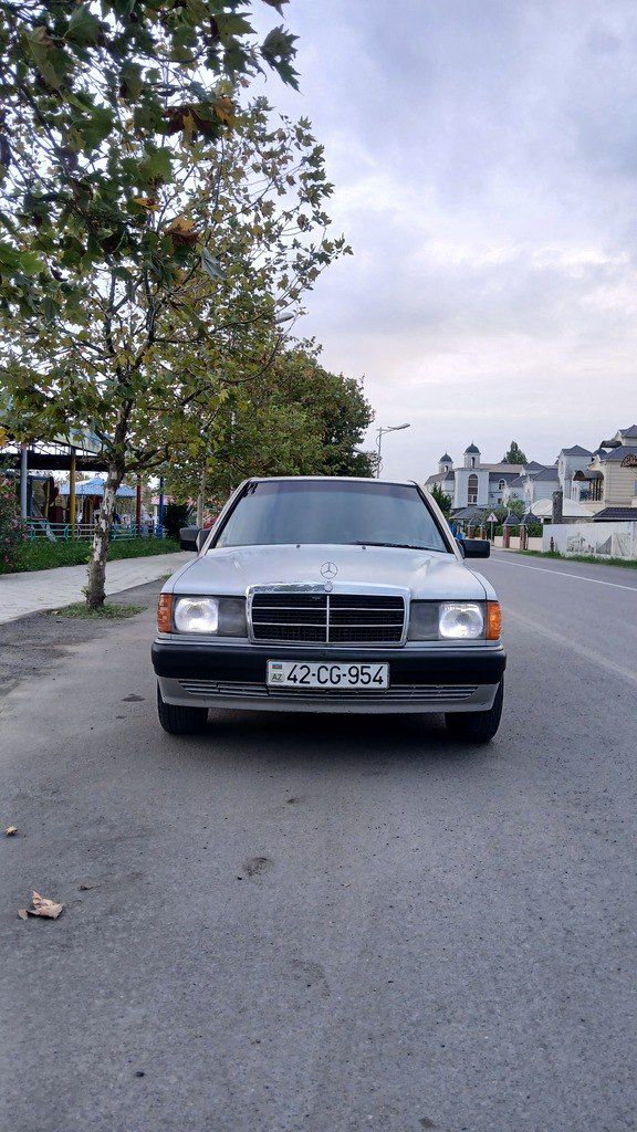 Mercedes 190, 2.0 L, 1991 il, 856 320 km 42-CG-954 — Avtomobillər, Astara (4)