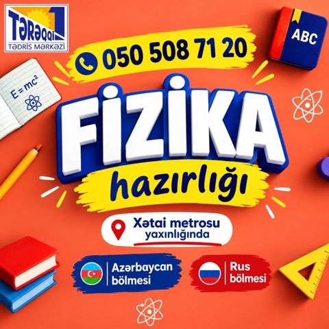 Xətai metrosu yaxınlığında fizika hazırlığı — Bakı