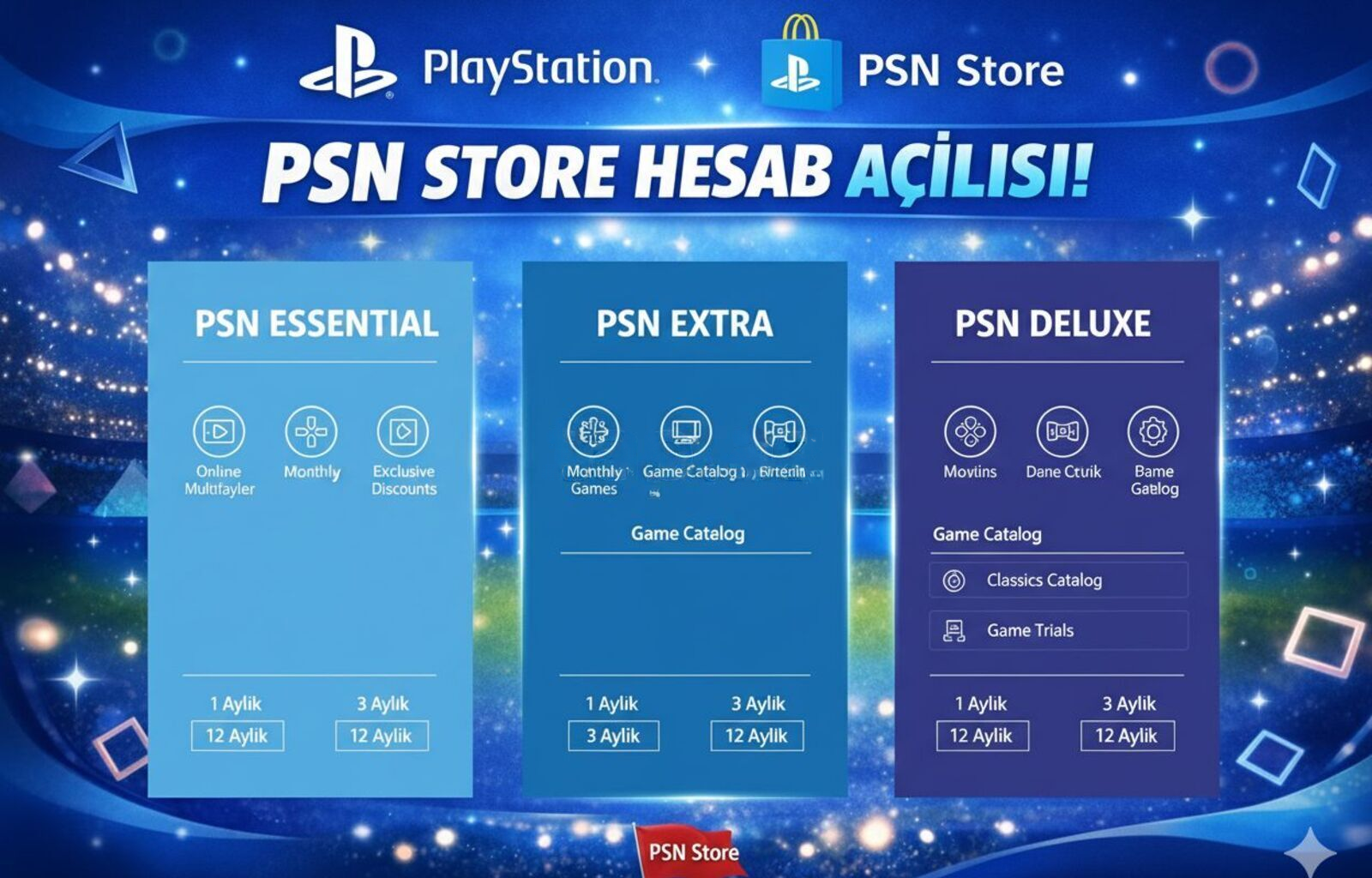PlayStation Plus abunəliyi və PSN hesabları — 10 ₼ · Bakı · Xidmətlər PlayStation Plus abunəliyi və PSN hesabları — Bakı