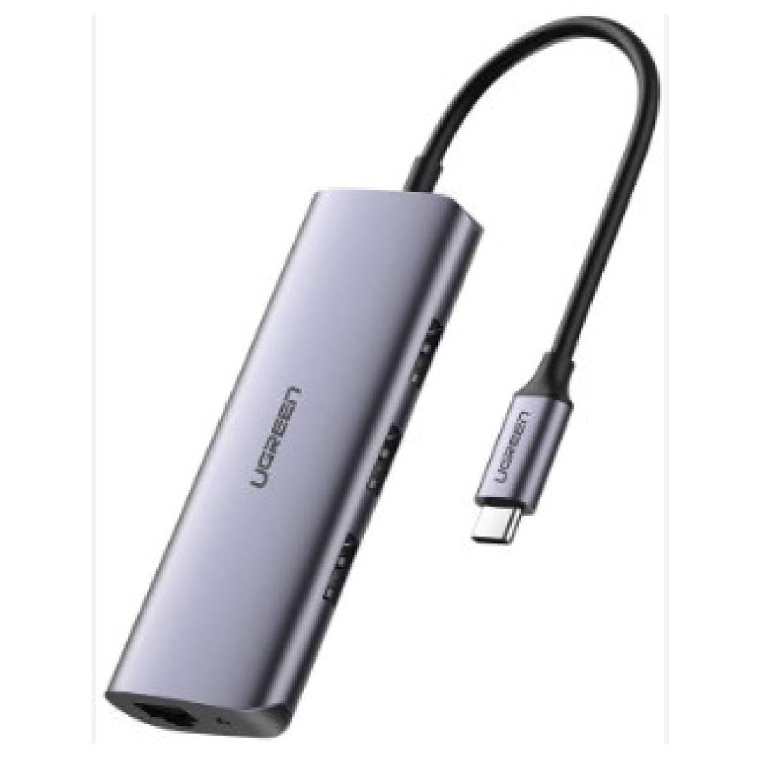 USB HUB Ugreen CM252 Usb-c to 3xUSB 3.0, Gigabit Ethernet (60718) — Telefonlar və qadjetlər, Bakı (2)