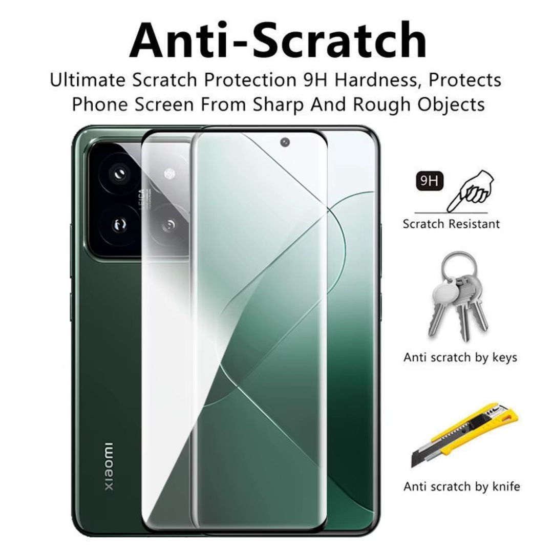 Xiaomi 14 Pro-14pro plus üçün qoruyucu şüşə, 3D tam əhatə — Telefonlar və qadjetlər, Bakı (2)