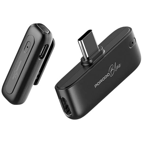 Porodo Blue ClipMic Pro Wireless Microphone X1 Type-C Black — 34.99 ₼ · Bakı · Mikrafonlar Porodo Blue ClipMic Pro Wireless Microphone X1 Type-C Black — Bakı