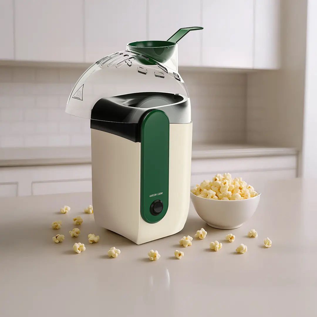 Green Lion Pop Mate Popcorn Maker 1200W White — Mətbəx texnikası, Bakı (2)