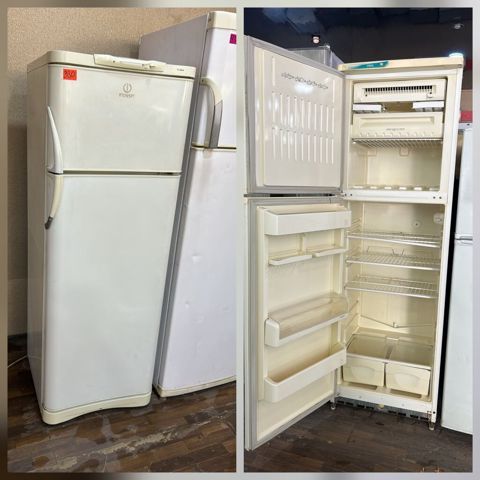 Indesit iki kameralı soyuducu - Üst hissədə dondurucu bölmə, alt — Digah