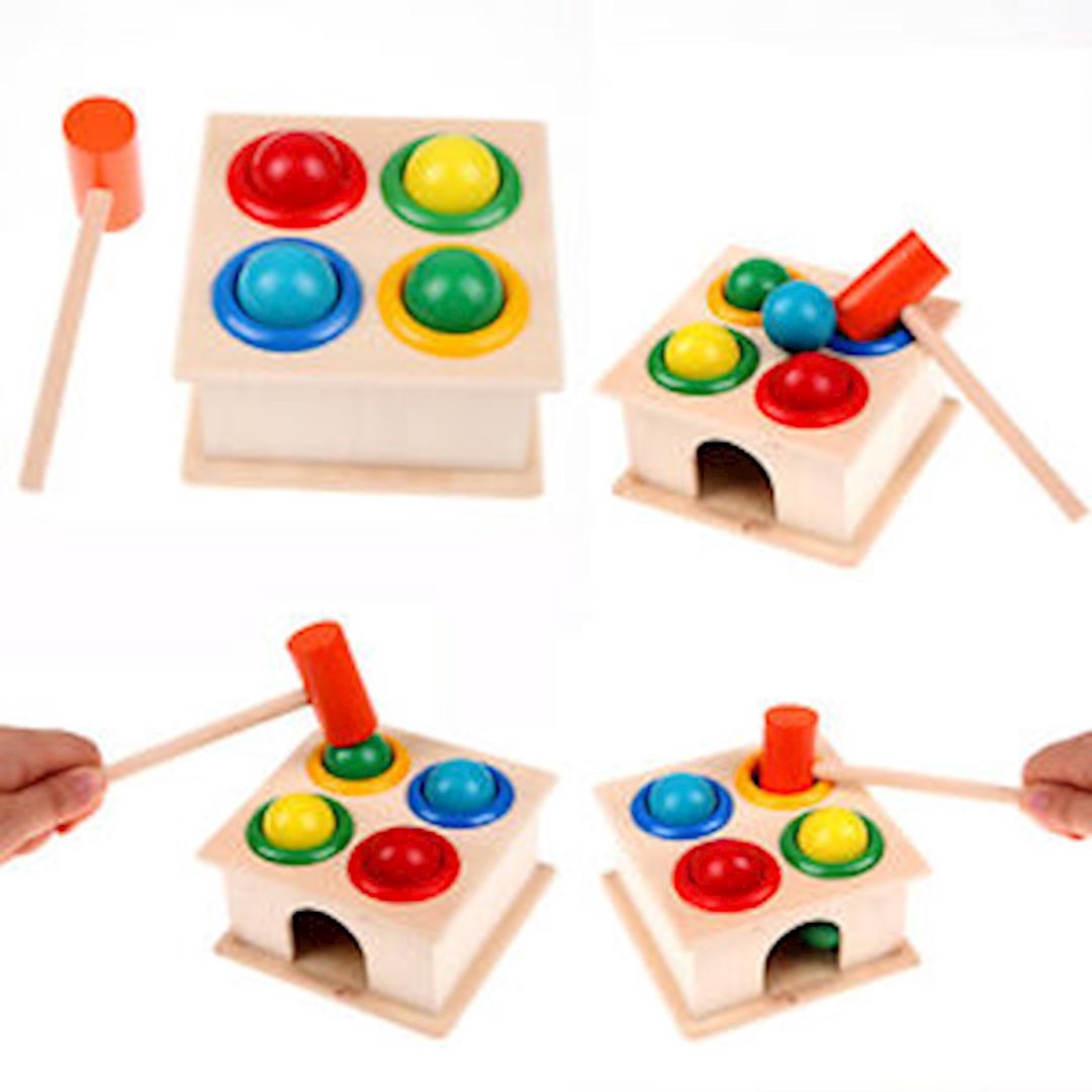 Sorter Tak-Cak, taxta, rəngbərəng — Mallar, Bakı (3)