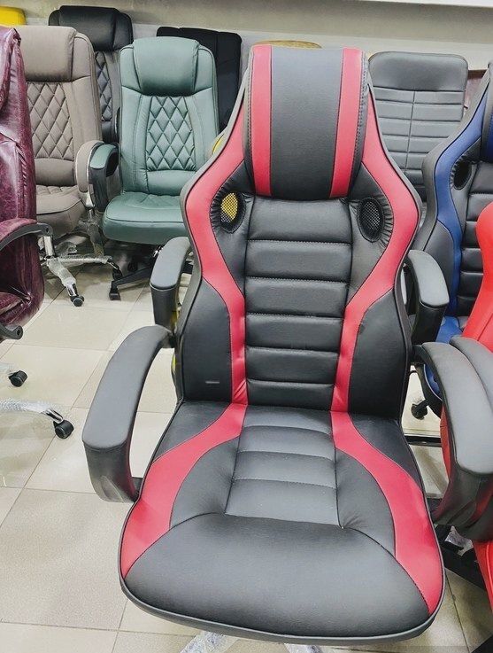 Qara rəng, Oyun kompüter kreslosu — Ofis mebeli, Bakı (6)