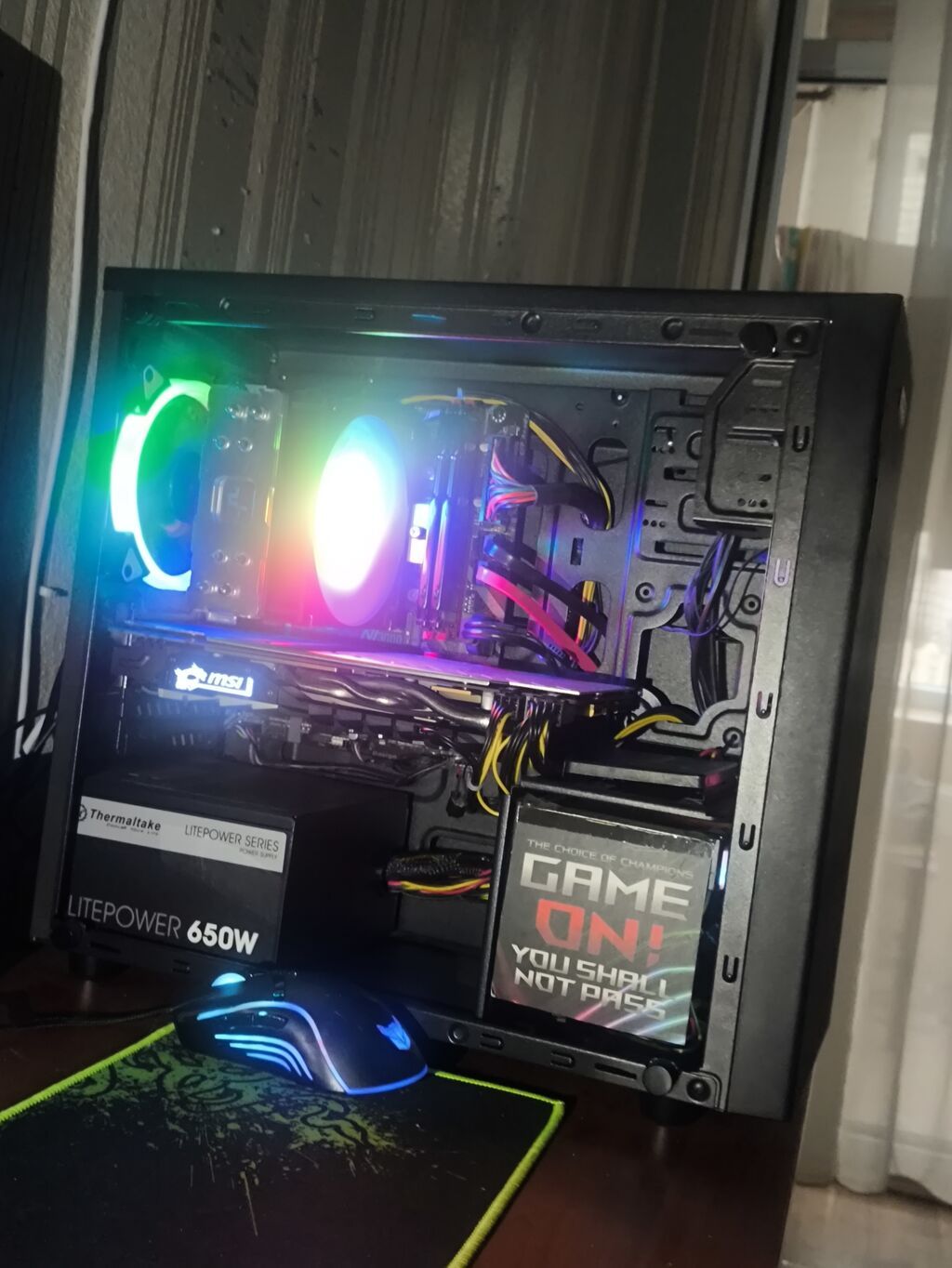 Gaming stolüstü kompüter seti Komponentlər: - Prosessor: i5 8400 — Masaüstü kompüterlər, Bakı (3)
