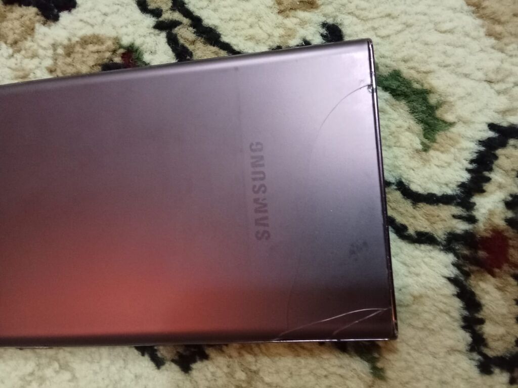 Samsung Galaxy S22 Ultra, 256 GB, rəng - Bənövşəyi, Qırıq — Samsung, Zaqatala (3)
