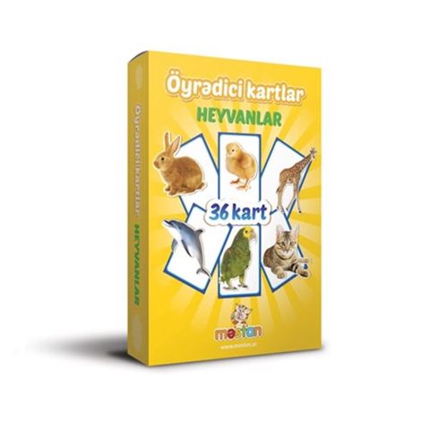 Öyrədici kartlar Mestan Heyvanlar — Bakı