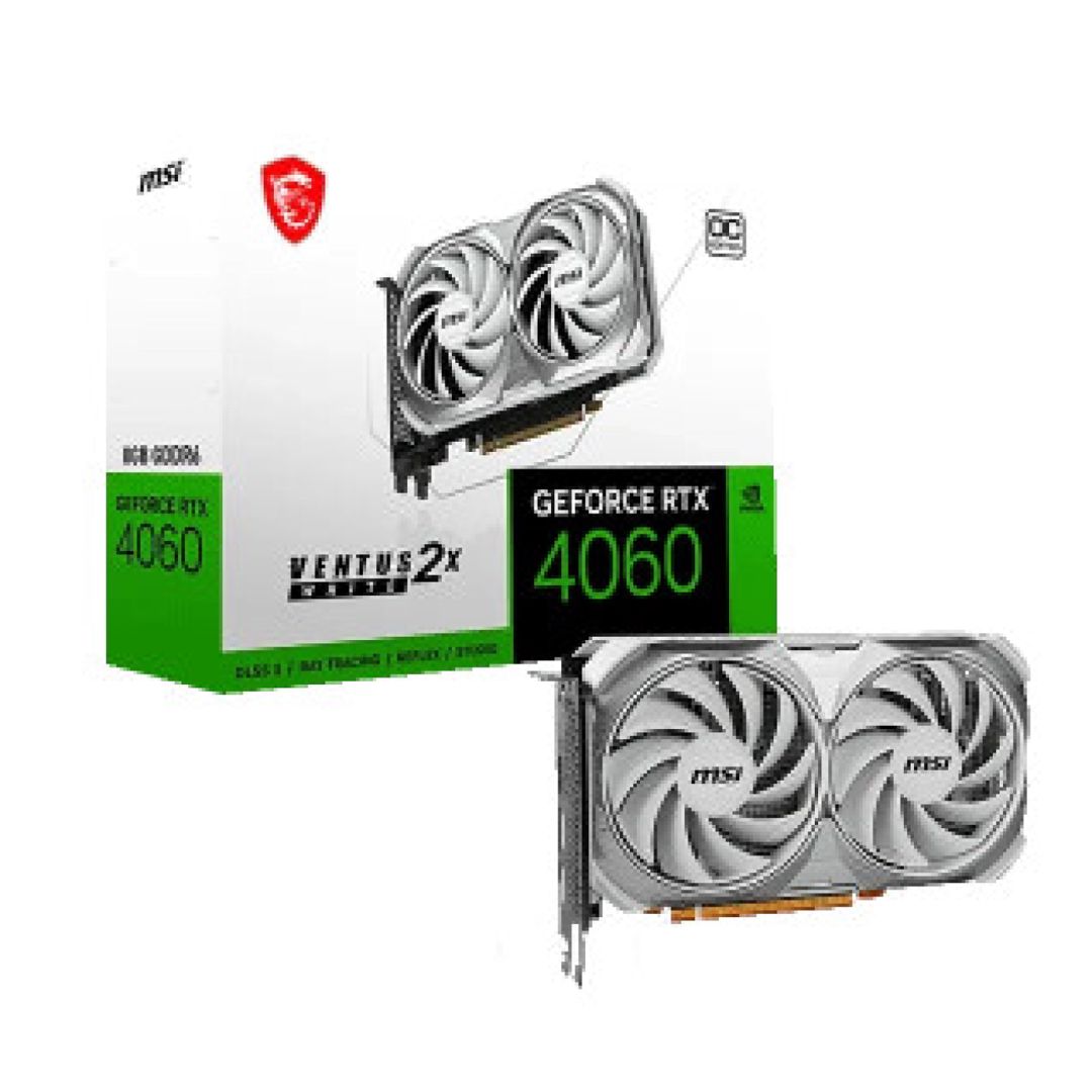 Videokart MSI GeForce RTX 4060 Ventus 2X White 8GB OC — Qrafik kartlar, Bakı