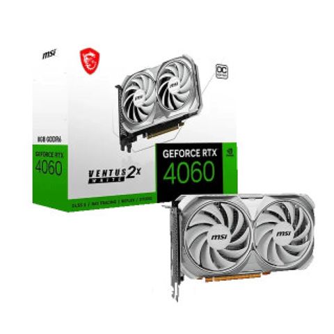 Videokart MSI GeForce RTX 4060 Ventus 2X White 8GB OC — Bakı