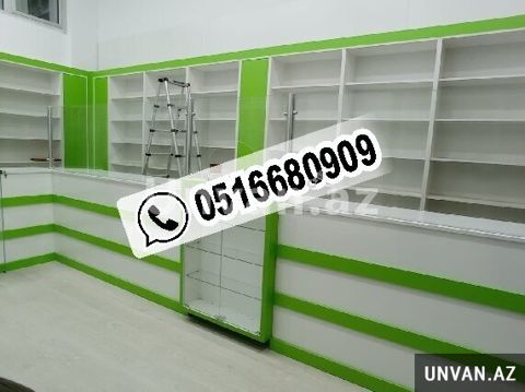 Aptek vitrin sifarişi — Bakı