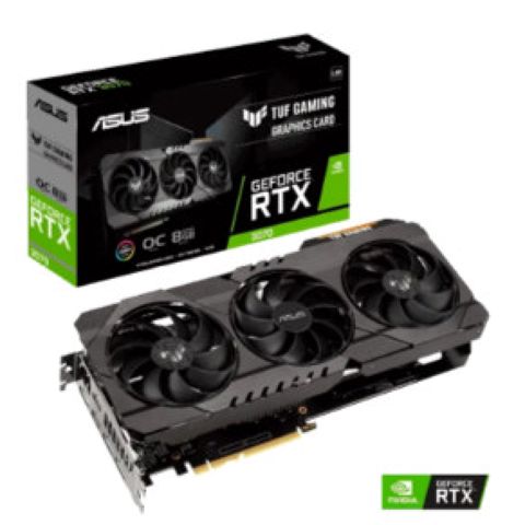 Videokart Asus TUF Gaming GeForce RTX 3070 V2 8GB OC Edition — Almal — ვიდეობარათები