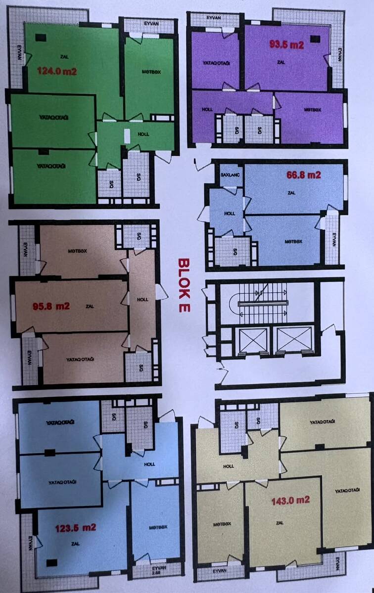 Satılır 3 otaqlı yeni tikili 123.5 m² — Mənzil, Bakı (6)