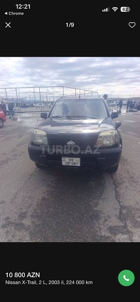 Nissan X-Trail: 2 l 2003 il Ofrouder/SUV — 11 000 ₼ · Sumqayıt · Avtomobillər Nissan X-Trail: 2 l 2003 il Ofrouder/SUV — Sumqayıt