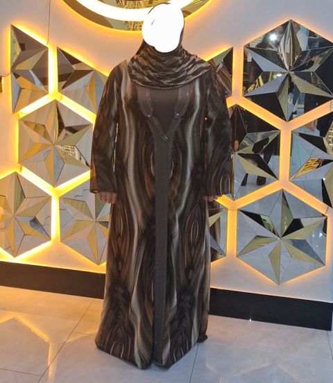 Qadınlar üçün uzun üst geyim – abaya/stilistik paltar - Rəng və naxış — Tovarlar