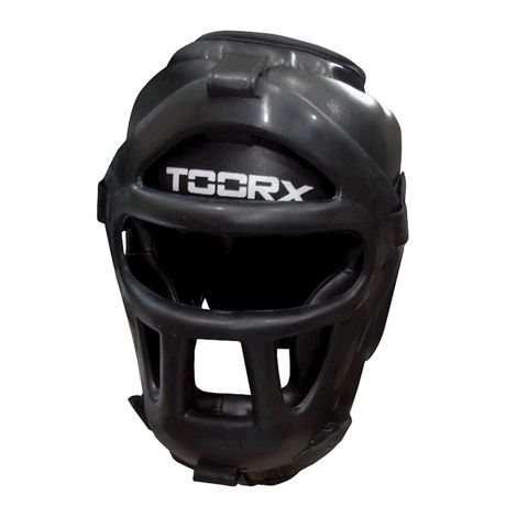 Kikboksinq dəbilqəsi Toorx BOT-014, L-XL, qara — Bakı