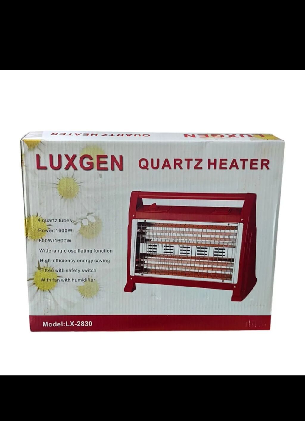 4 Spirallı qızdırıcı Luxgen 2830 1600W 20m² Spirallı Qızdırıcı — Isıtıcılar və isı ventilatorları, Bakı