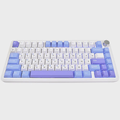 Attack Shark X85 Starlight White Gaming Keyboard — Компьютерлер жана ноутбуктар