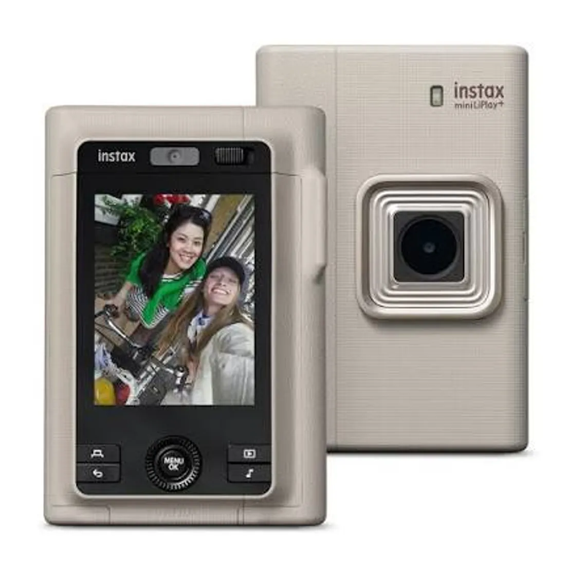 Fotoaparat Фотоаппарат Mini LiPlay Plus Hybrid Instant Camera - Beige — Bakı